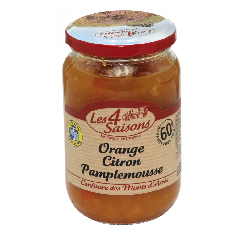 Confiture orange/citron/pamplemousse 400g