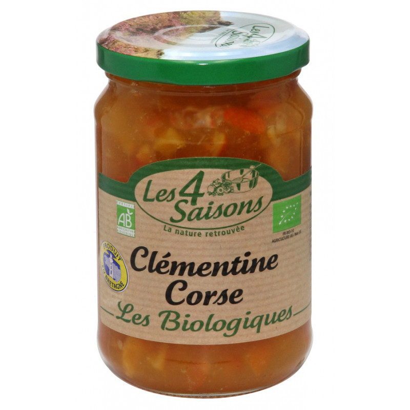 Confiture Bio clémentine Corse 360g