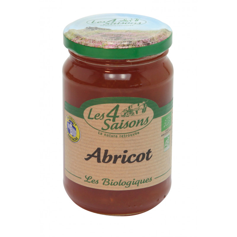 confiture d'abricot bio 360G