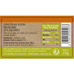 confiture de rhubarbe aux amandes 270g