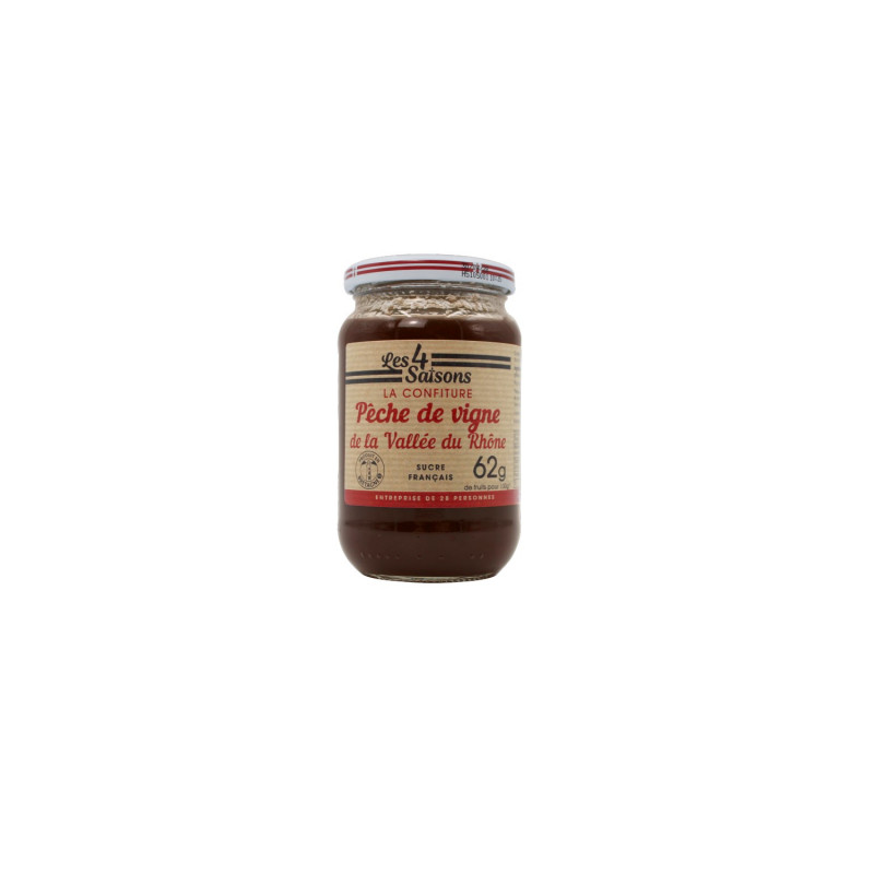 confiture de pêche de vigne 400g