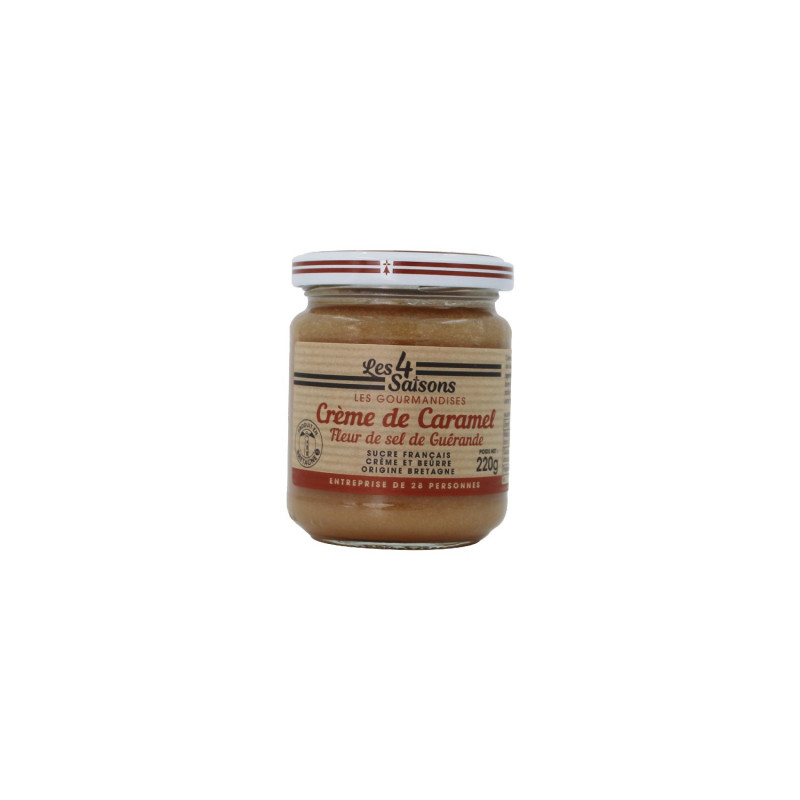 Crème de Caramel à la fleur de sel de Guérande (220g) Crème de Caramel à la fleur de sel de Guérande (220g)