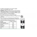 Confiture Bio 4 fruits rouges 360g