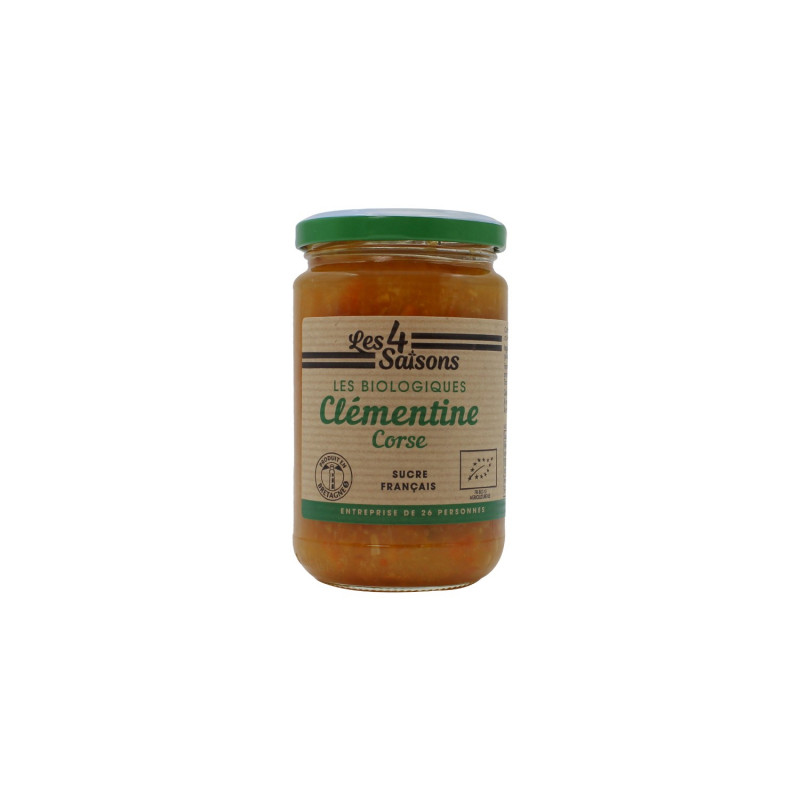 Confiture Bio clémentine Corse 360g Confiture Bio clémentine Corse 360g