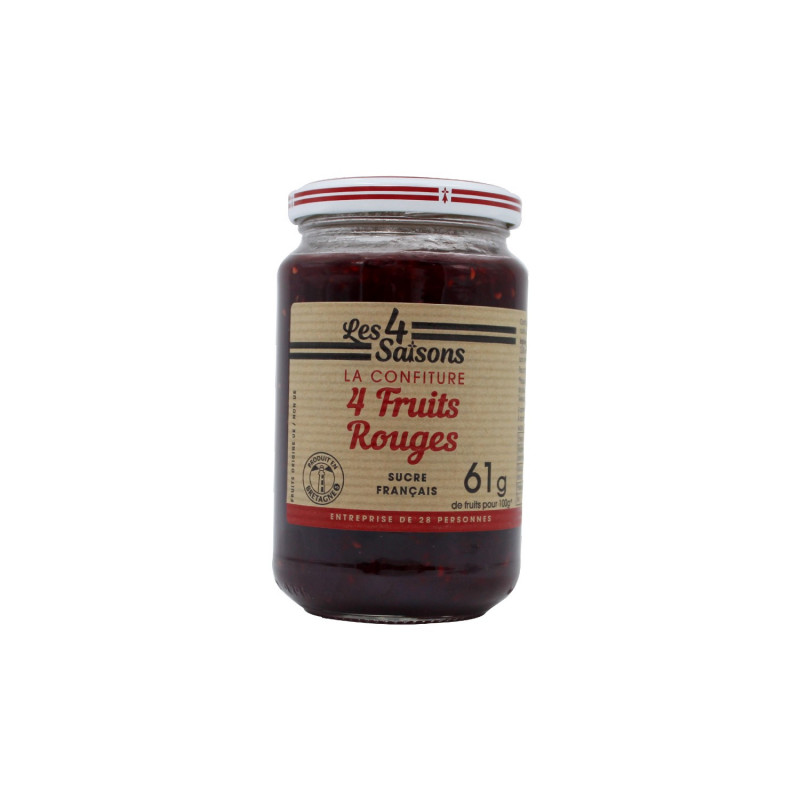 confiture 4 fruits rouges 400G