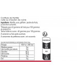 Confiture de myrtille 400G