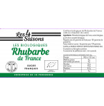 Confiture Bio Rhubarbe 360g