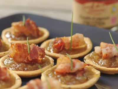 Mini-tartelettes au confit d'oignon des 4 Saisons