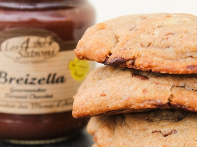 Cookies moelleux au Breizella et aux pépites de chocolat